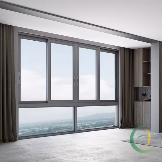 Oberlicht-Schiebeprofil aus Aluminium, Metall, Aluminium, neues Grilldesign, Glasfaser, rahmenlose Lamellen, Hurrikan-Schlagflügel, Holz, UPVC-Türen und -Fenster, Preis