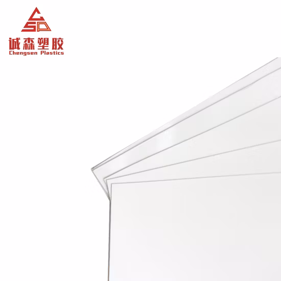 1 mm 2 mm 3 mm 4 mm 5 mm weiße ABS-PMMA-Kunststoffplatte