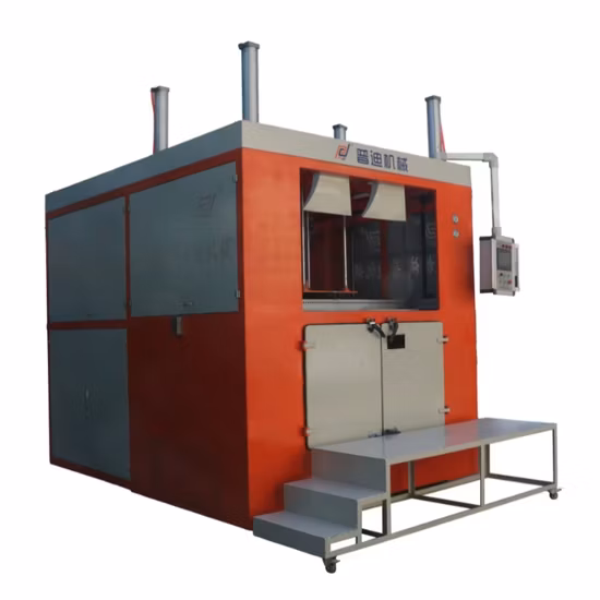 Vakuumformmaschine für Acrylplatten. Vakuumformmaschine für Acryl-Kunststoff für die Badewanne. Vakuumformmaschine für Acrylschilder